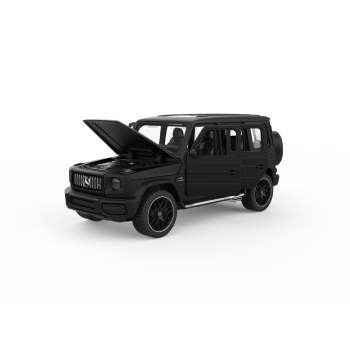 Mercedes-AMG G 63 czarny RASTAR model 1:32 Metalowa karoseria + Ręcznie otwierane elementy